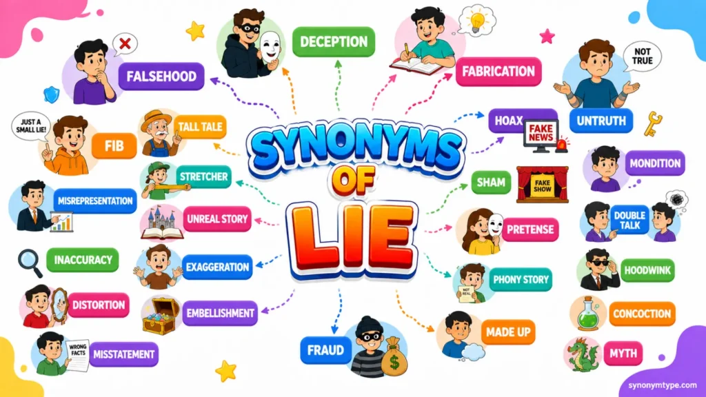 40 Best Lie Synonyms with Meanings and Examples