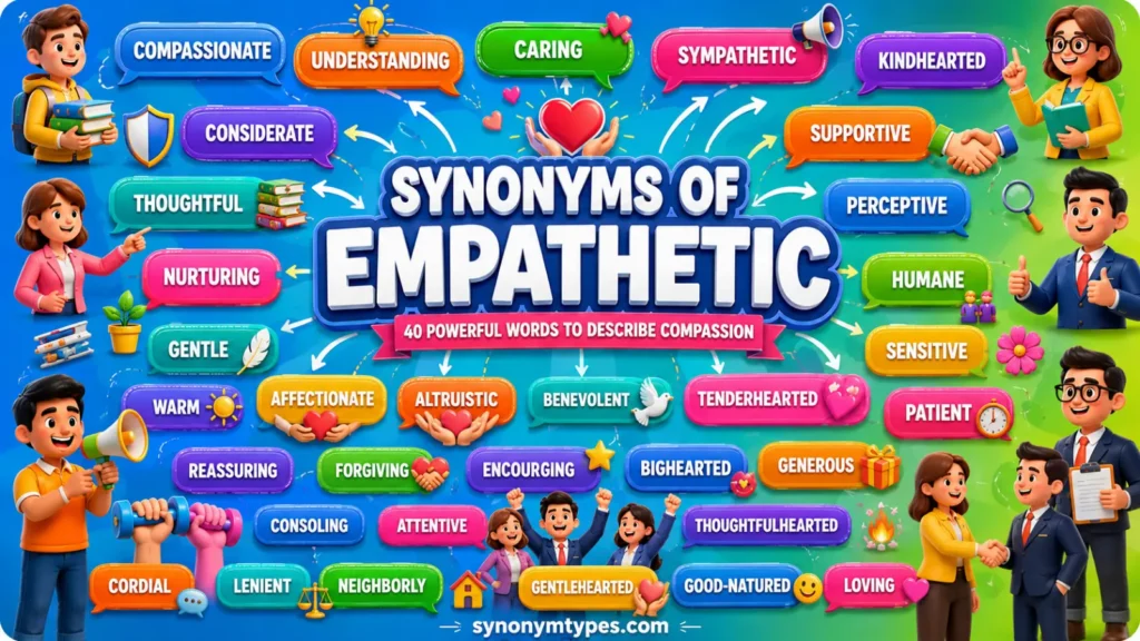 Synonyms of Empathetic: 40 Words to Describe Compassion