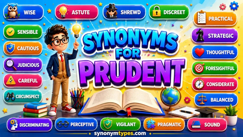 Synonyms for Prudent: 40 Wise, Sensible, & Cautious Alternatives