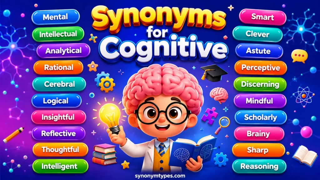 Synonyms for Cognitive: 40 Secret Words to Know