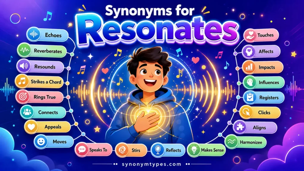 Synonyms for Resonates: 40 Words to Describe Meaningful Impact