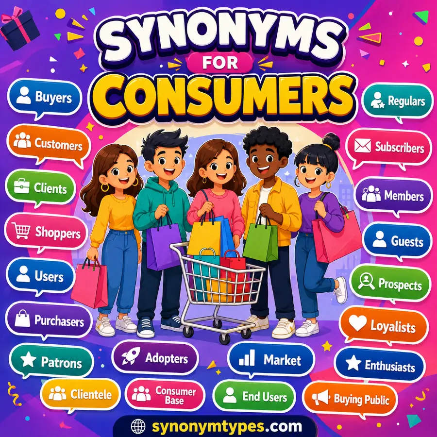 Synonyms for Consumers: Ultimate Guide to 40 Powerful Words
