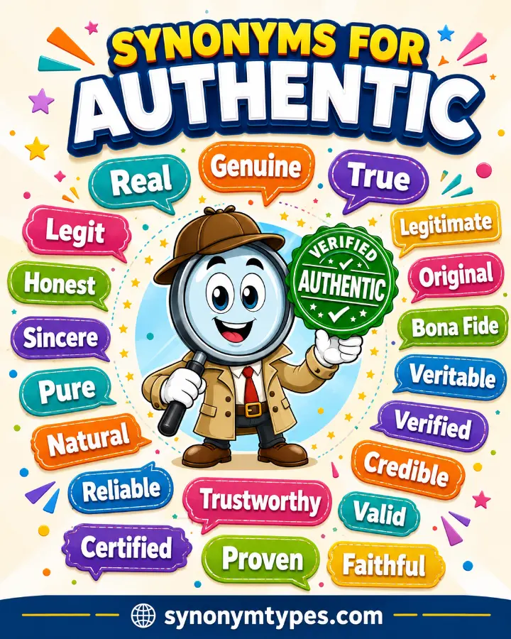 Synonyms for Authentic: 40 Genuine Alternatives
