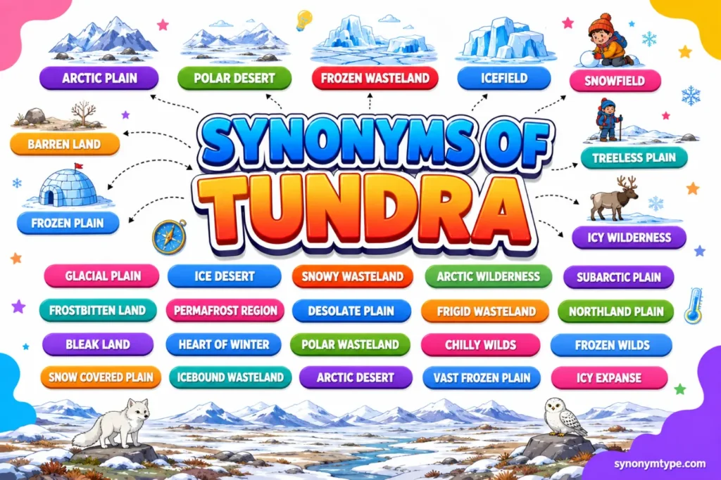 Tundra Synonym List: 40 Words for Cold Landscapes