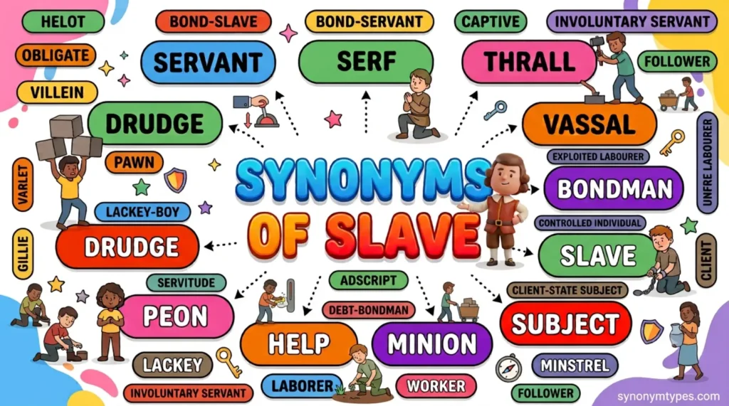 Another Word for Slave: 40 Words to Describe Servitude