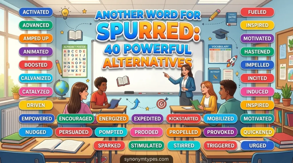 Another Word for Spurred: 40 Powerful Alternatives