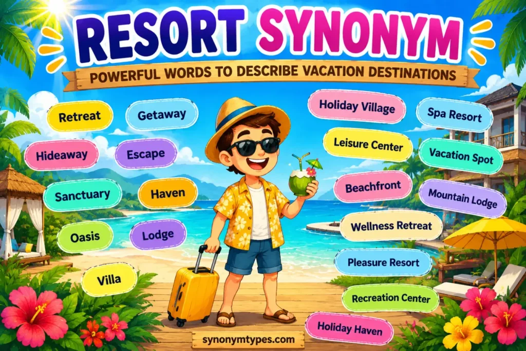 Resort Synonym: 40 Powerful Alternatives for Vacation Destinations