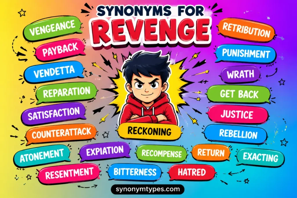 Revenge Synonyms: 40 Powerful Words for Vengeance