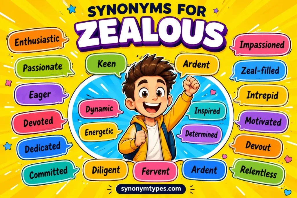 Zealous Synonyms: 40 Powerful Words for Passion