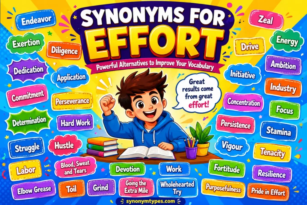 Synonyms for Effort: A Complete Guide with 40 Alternatives