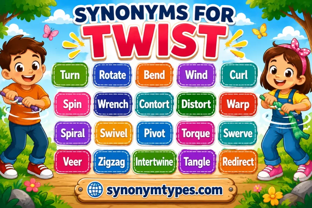 Twist Synonym: 40 Powerful Words for Turning and Change
