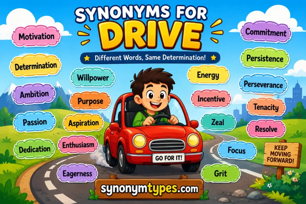 Synonym for Drive: 40 Powerful Alternatives With Meanings