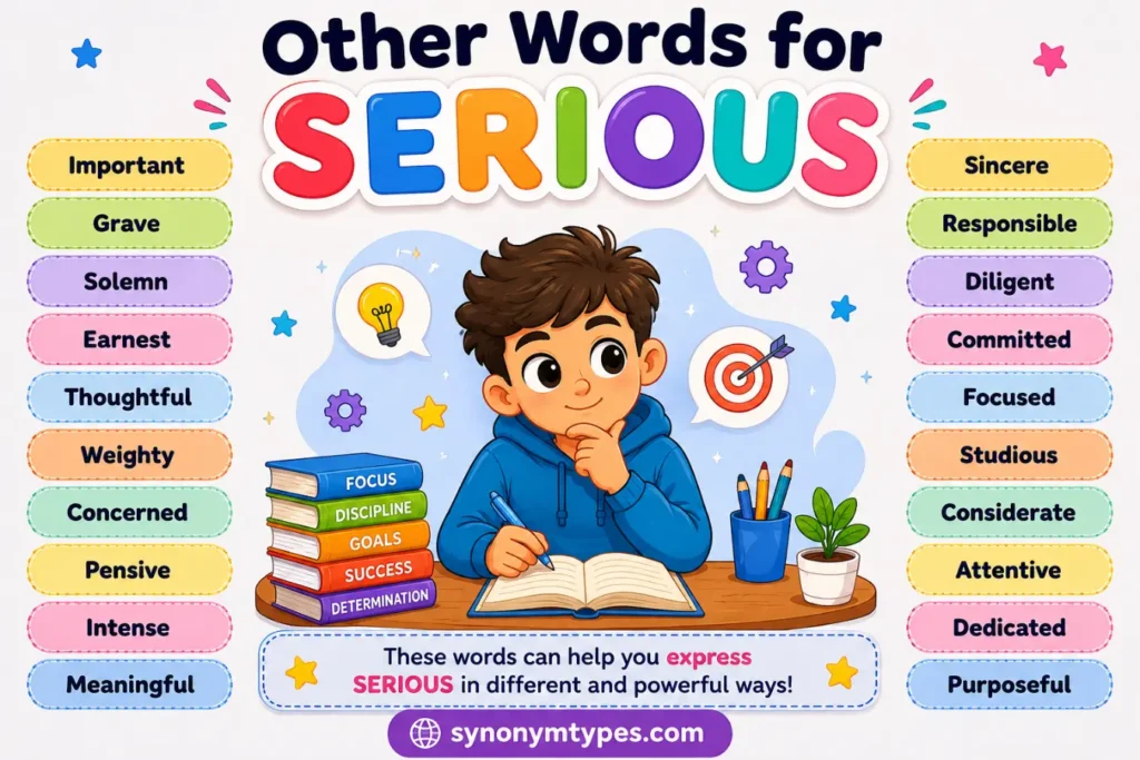 Other Words for Serious: 40 Powerful & Professional Alternatives