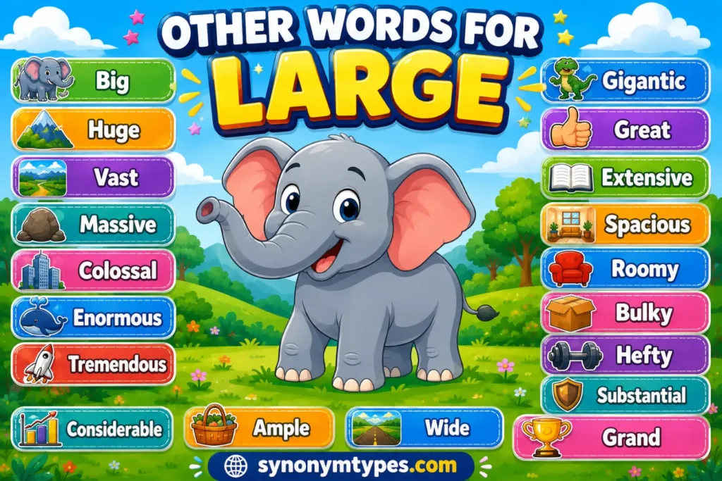 Other Words for Large: 40 Powerful Synonyms