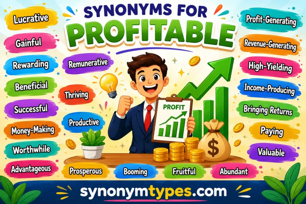 Profitable Synonym: 40 Powerful Words for Financial Gain
