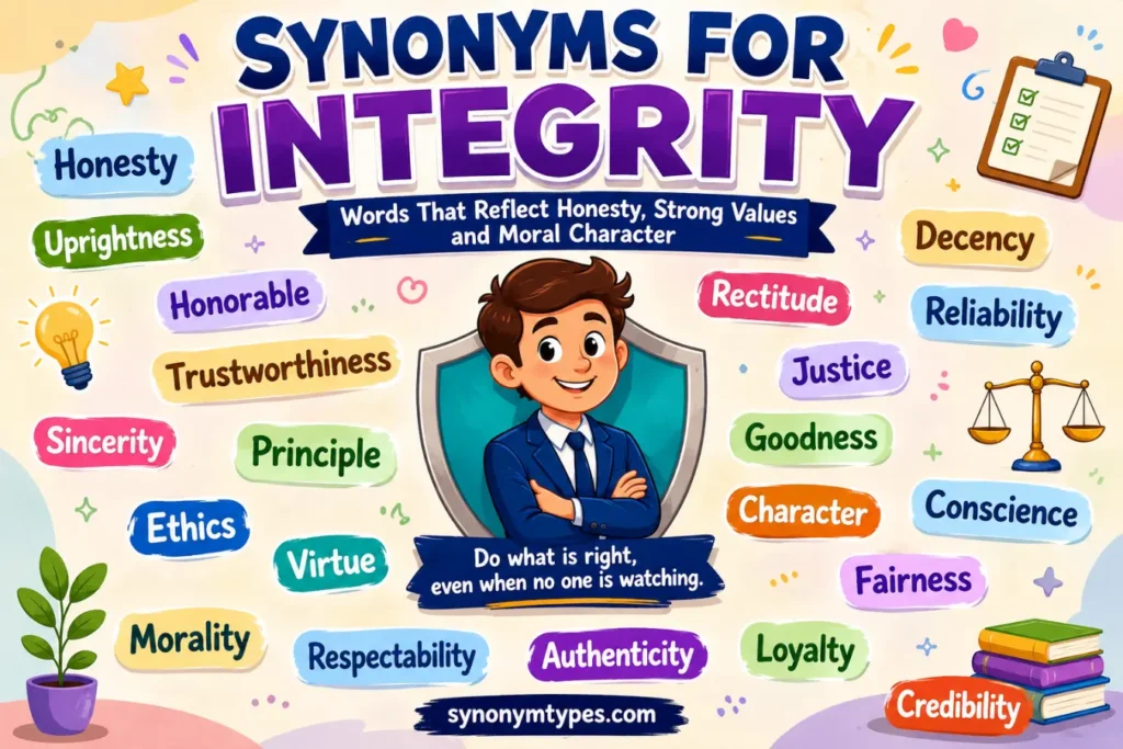 Synonyms for Integrity: 40 Ultimate Vocabulary Guide