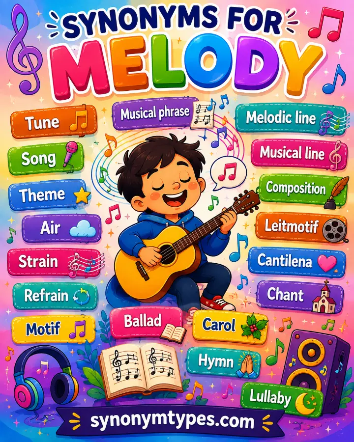 Melody Synonym: 40 Beautiful Words for Music