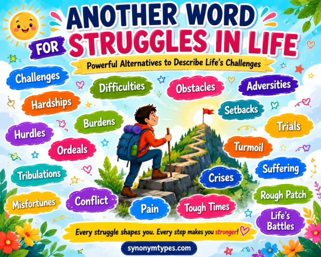 Another Word for Struggles in Life: 40 Powerful Alternatives