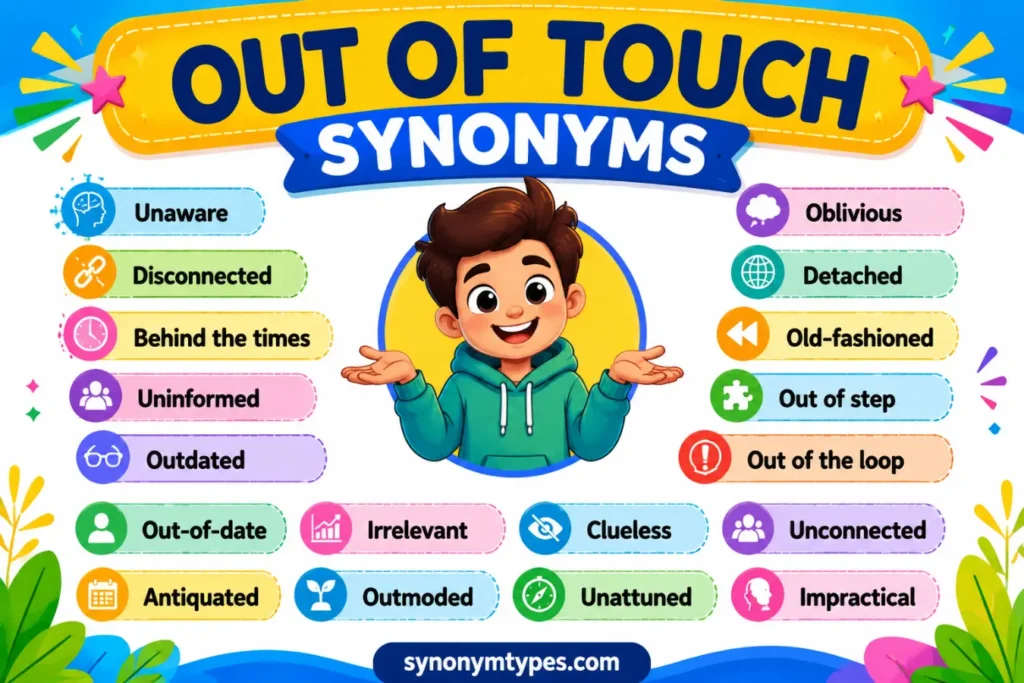 Out of Touch Synonyms: 40 Powerful Alternatives