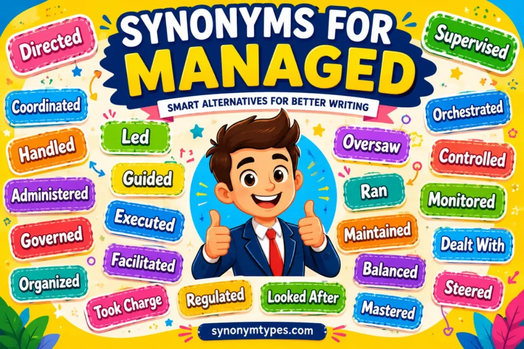 Managed Synonym: 40 Powerful Alternatives for Better Writing