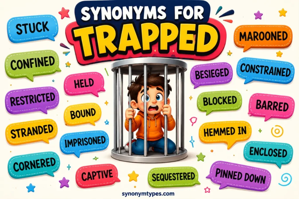 Another Word for Trapped: 40 Powerful Synonyms and Alternatives