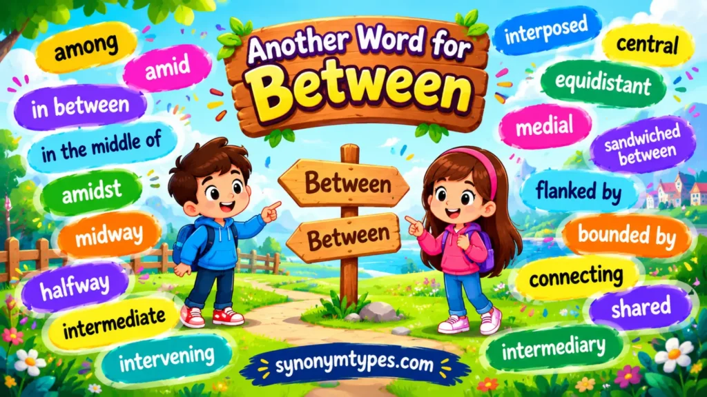 Another Word for Between: 40 Alternatives With Meanings