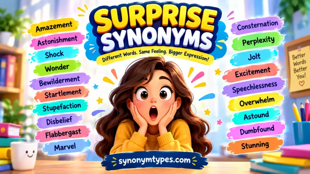 Surprise Synonyms: 40 Words for Unexpected Moments