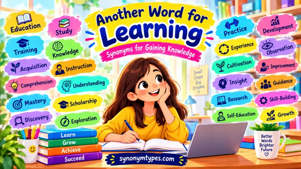 Another Word for Learning: 40 Similar Words With Examples