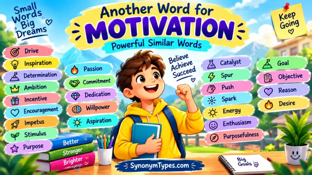 Another Word for Motivation: 40 Similar Words and Examples