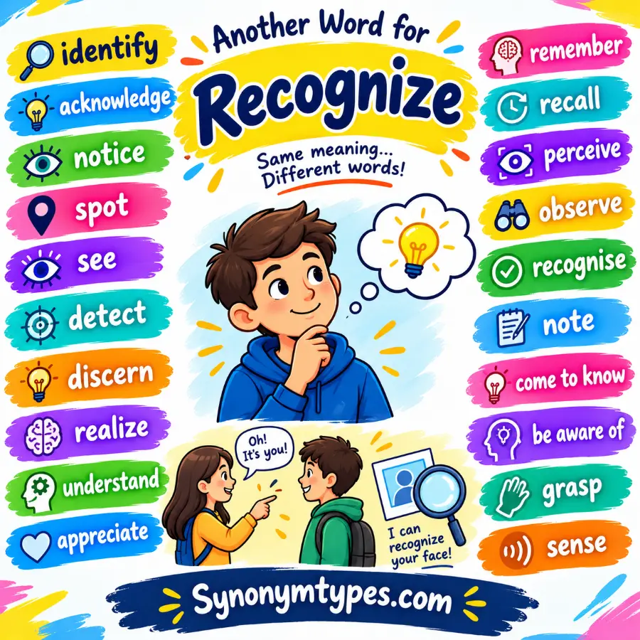 Another Word for Recognize: 40 Powerful Alternatives