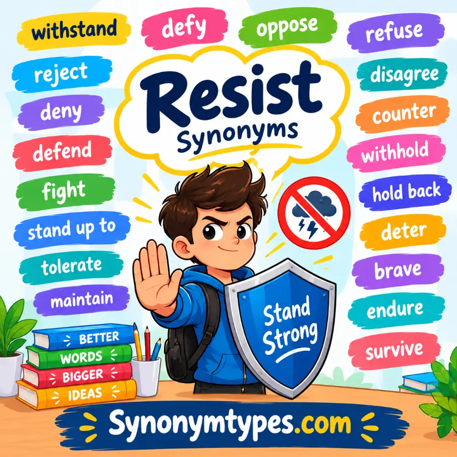 Resist Synonym: 40 Alternatives for Better Writing