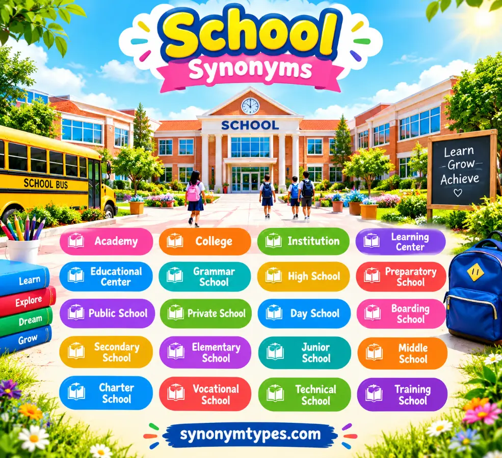School Synonym: 40 Alternatives for Students and Writers