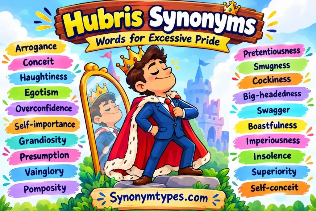 Hubris Synonym: 40 Alternatives for Excessive Pride