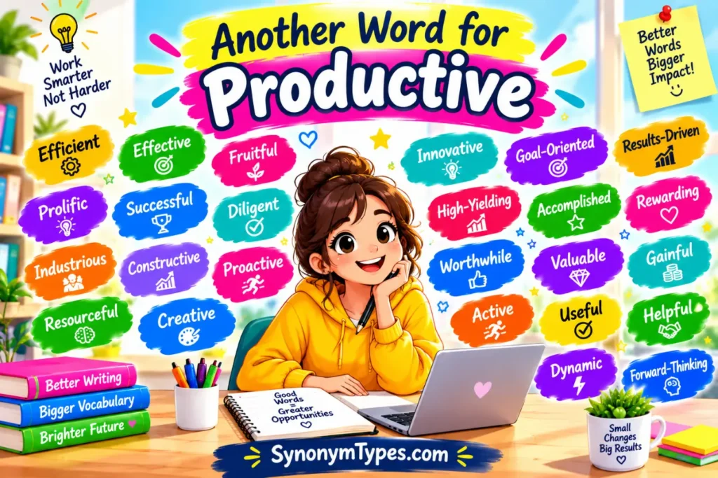Another Word for Productive: 40 Similar Words With Meanings