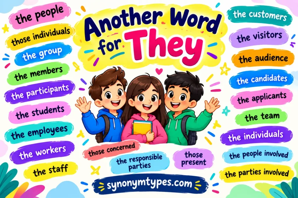 Another Word for They: 40 Different Ways to Say They