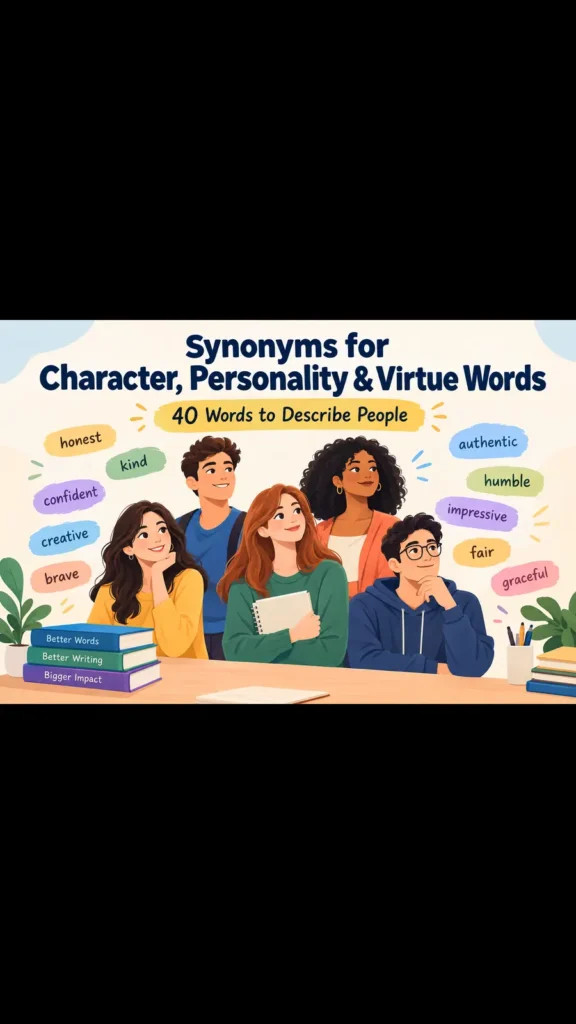 Synonyms for Character, Personality & Virtue Words