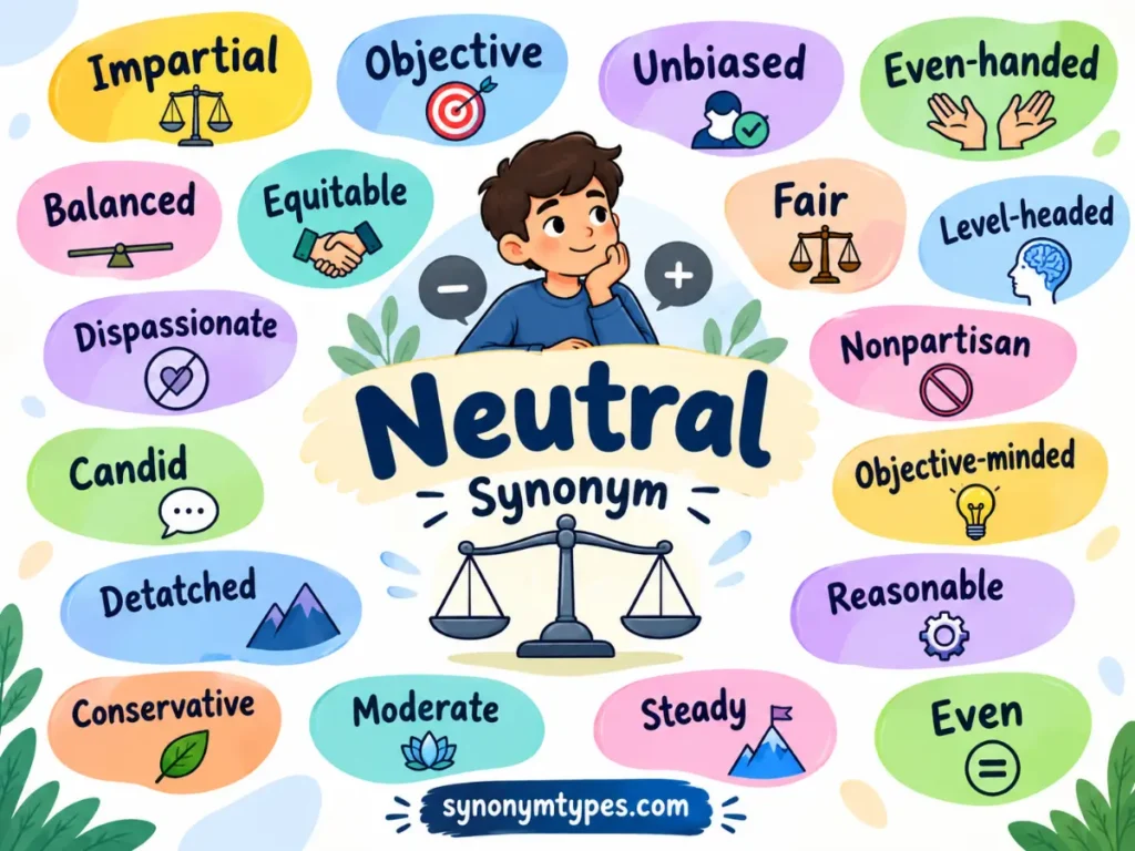 Neutral Synonym: 40 Words With Meanings and Examples